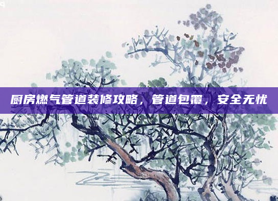 厨房燃气管道装修攻略，管道包覆，安全无忧