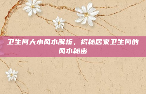 卫生间大小风水解析，揭秘居家卫生间的风水秘密