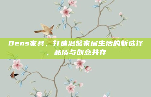 Bens家具，打造温馨家居生活的新选择，品质与创意共存