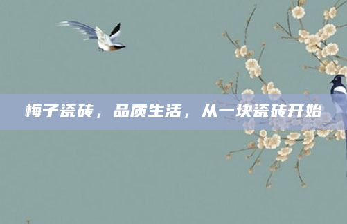 梅子瓷砖，品质生活，从一块瓷砖开始